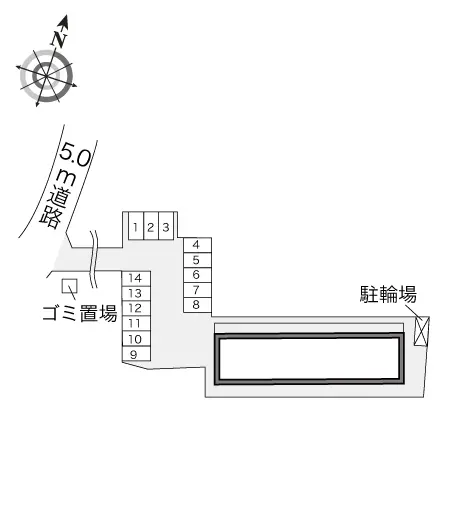 ★手数料０円★富士宮市宮原　月極駐車場（LP）